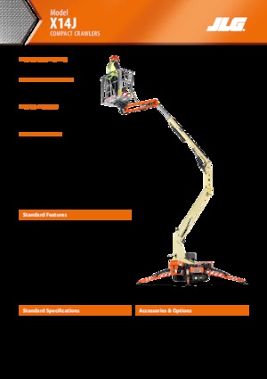 Plataformas articuladas de orugas JLG X14J
