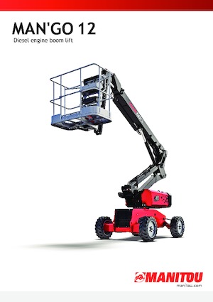 Plataformas articuladas de ruedas Manitou ManGo 12