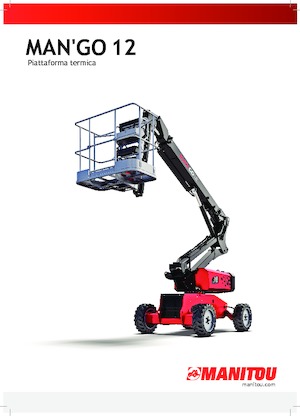 Plataformas articuladas de ruedas Manitou ManGo 12