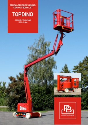 Plataformas articuladas de ruedas PB PB TOPDINO 126 II