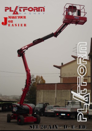 Plataformas articuladas de ruedas Platform Basket SEL 20 AJX -ED