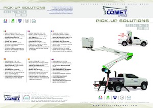 Plataformas elevadoras articuladas sobre camión Comet X 4-12