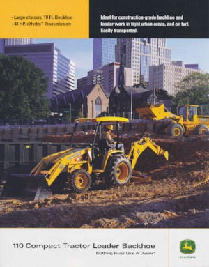 Retrocargadoras John Deere Construction 110