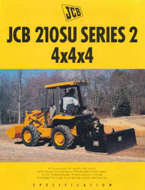 Retrocargadoras JCB 210 SU