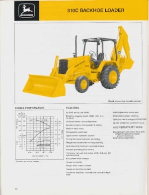Retrocargadoras John Deere Construction 210 C