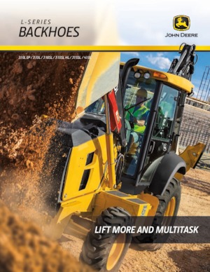 Retrocargadoras John Deere Construction 310L