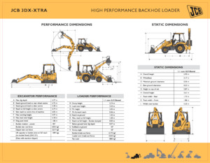 Retrocargadoras JCB 3DX-XTRA