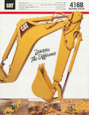 Retrocargadoras Caterpillar 416 B