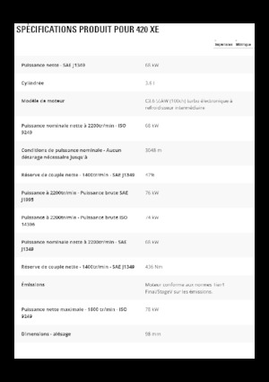 Retrocargadoras Caterpillar 420 XE