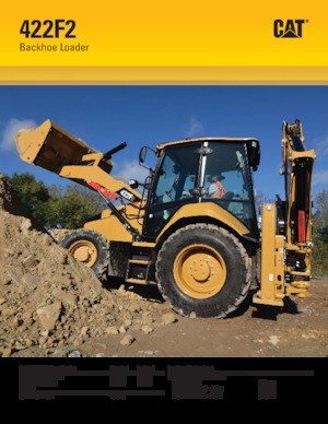 Retrocargadoras Caterpillar 422F2