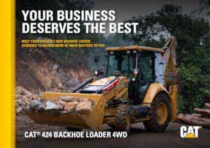 Retrocargadoras Caterpillar 424