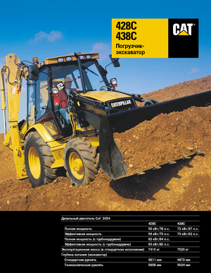 Retrocargadoras Caterpillar 428 C