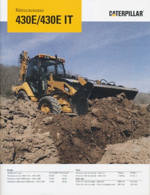 Retrocargadoras Caterpillar 430 E