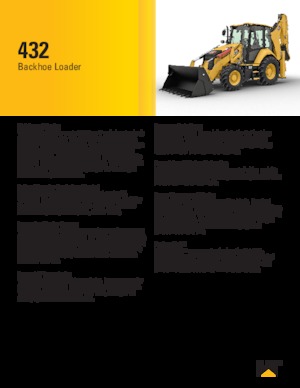 Retrocargadoras Caterpillar 432
