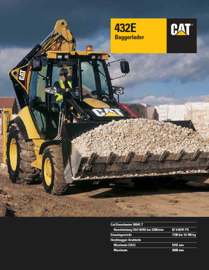 Retrocargadoras Caterpillar 432E 4x4