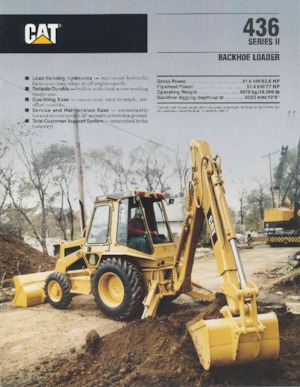 Retrocargadoras Caterpillar 436 II