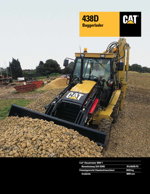 Retrocargadoras Caterpillar 438 D 4x4