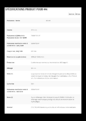 Retrocargadoras Caterpillar 444