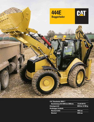 Retrocargadoras Caterpillar 444E 4x4