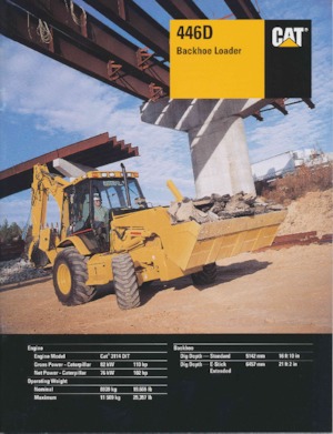 Retrocargadoras Caterpillar 446 D