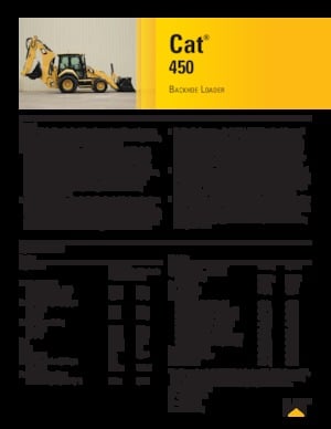 Retrocargadoras Caterpillar 450