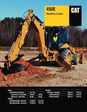 Retrocargadoras Caterpillar 450 E