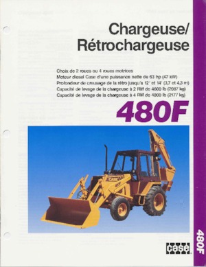 Retrocargadoras Case 480F 