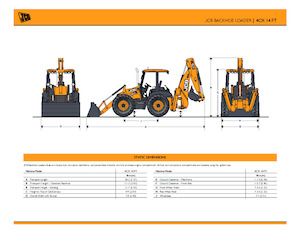 Retrocargadoras JCB 4CX 14FT
