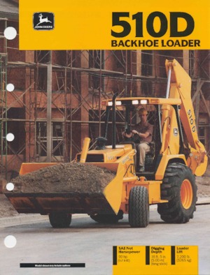 Retrocargadoras John Deere Construction 510 D