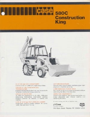 Retrocargadoras Case 580 C