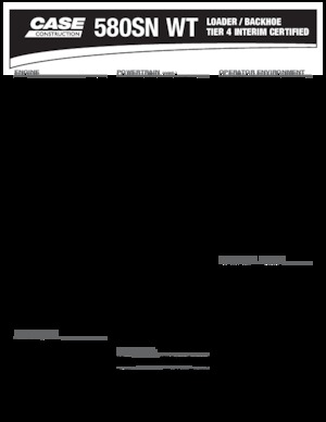 Retrocargadoras Case 580 SN WT