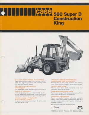 Retrocargadoras Case 580 Super D