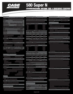 Retrocargadoras Case 580 Super N