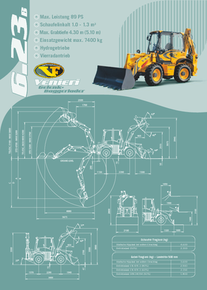 Retrocargadoras Venieri 6.23 B