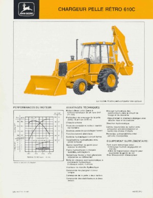 Retrocargadoras John Deere Construction 610 C