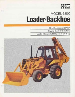 Retrocargadoras Case 680 K