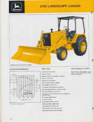 Retrocargadoras John Deere Construction 210 C