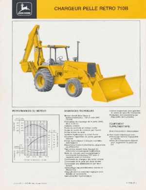 Retrocargadoras John Deere Construction 710 B
