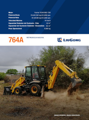 Retrocargadoras Liugong 764A