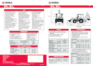 Retrocargadoras Terex 860