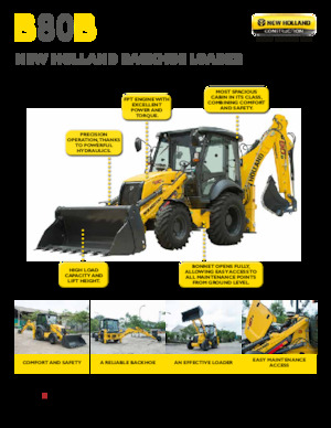 Retrocargadoras New Holland B80B