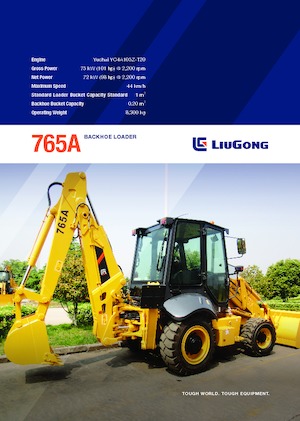 Retrocargadoras Liugong 765A 