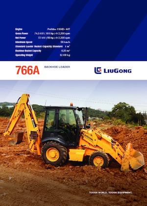 Retrocargadoras Liugong 766A 