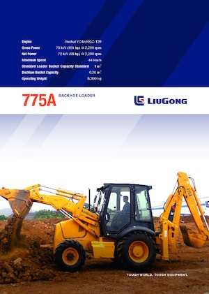Retrocargadoras Liugong 775A