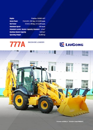 Retrocargadoras Liugong 777A 