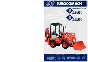 Retrocargadoras Eurocomach E 215 K