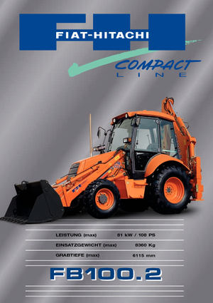 Retrocargadoras Fiat-Hitachi FB 100.2