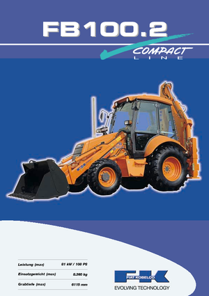 Retrocargadoras Fiat Kobelco FB 100.2