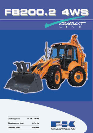 Retrocargadoras Fiat Kobelco FB 200.2