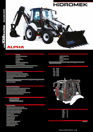 Retrocargadoras Hidromek HMK 102 B Alpha